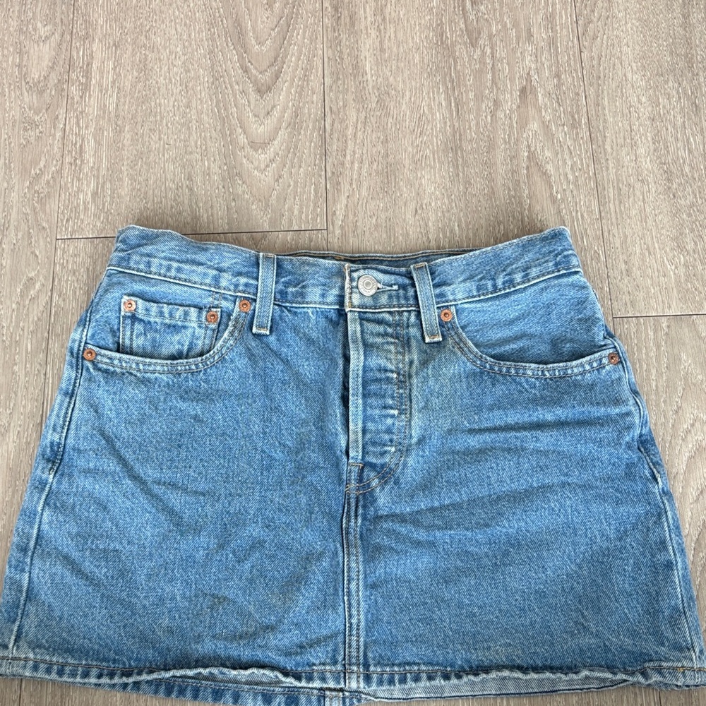 Levi's Classic Blue Mini Skirt